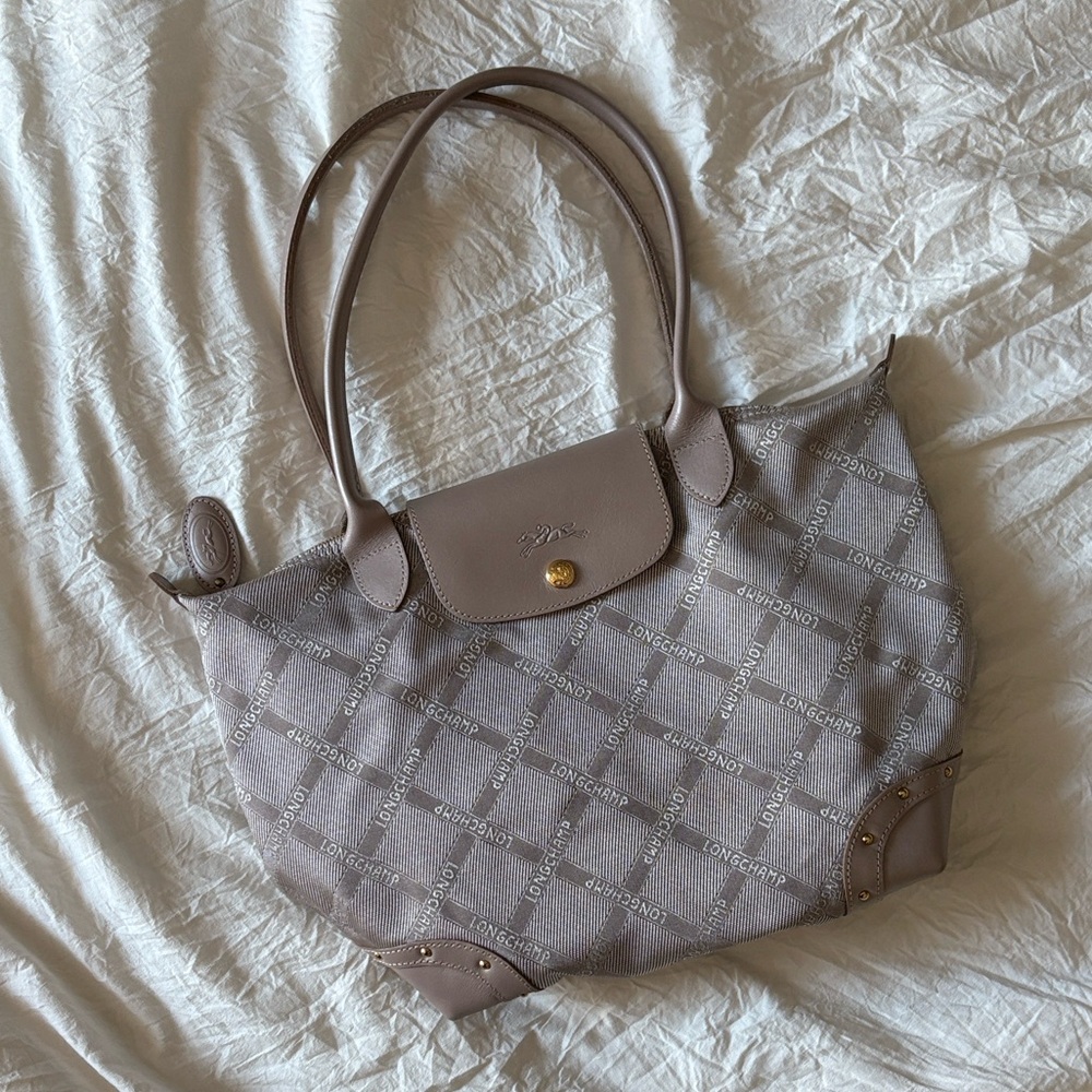 Longchamp Le Pliage Taupe Handbag